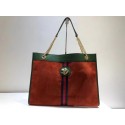 Gucci Large tote with tiger head 537219 red HV00860ED90