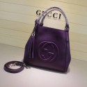 Gucci Leather Shoulder Bag 336751 purple HV11113VI95
