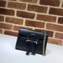 Gucci Mini leather bag 449636 black HV04171XW58