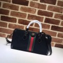 Gucci Ophidia medium top handle bag 524532 Black suede HV04422fc78