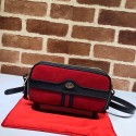 Gucci Ophidia mini GG bag 546597 red velvet HV10070RX32