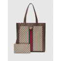 Gucci Ophidia Soft GG Supreme Large Tote Bag GG5689 Brown HV04328oK58