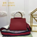 Gucci original Nymphea leather mini top handle bag 470271 red HV05896Il41