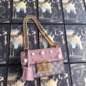Gucci Padlock small GG Pearl shoulder bag A409487 pink HV01518Is79