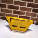 Gucci Print small belt bag 527792 yellow HV10759lk46