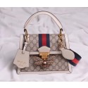 Gucci Queen Margaret GG small top handle bag 476541 white HV11470DS71