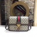Gucci Queen Margaret GG Supreme medium shoulder bag 524356 brown HV01567Gm74