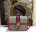 Gucci Queen Margaret GG Supreme medium shoulder bag 524356 red HV06964sf78