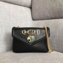Gucci Rajah small shoulder bag 537243 black HV04178VI95