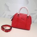 Gucci Signature Leather tote Bag 449654 red HV04175Qu69