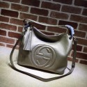 Gucci Soho Medium Tote Bag Calfskin Leather 408825 gold HV07542ta99