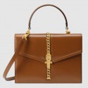 Gucci Sylvie 1969 small top handle bag 602781 brown HV00624fw56