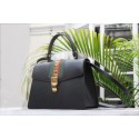 Gucci Sylvie Leather Top Handle Bag 431665 black HV04193MB38
