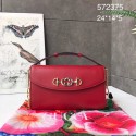 GUCCI Zumi small leather shoulder bag 572375 red HV11136Is53