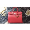Hermes Birkin 35cm tote bag litchi leather H35 pink HV01487SS41