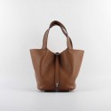 Hermes Picotin 18cm Bags togo Leather 8615 coffee HV00519Av26