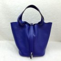 Hermes Picotin Lock 22cm Bags togo Leather 1048 Brilliant blue HV09600Af99