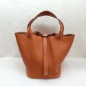 Hermes Picotin Lock 22cm Bags togo Leather 1048 Orange HV07999UM91