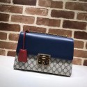 High Imitation Gucci Padlock Shoulder Bag 409486 blue HV01046bg96