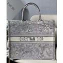 High Quality DIOR BOOK TOTE Gray Toile de Jouy Reverse Embroidery M1286ZR HV00296BH97