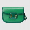 High Quality Gucci Horsebit 1955 small shoulder bag 602204 green HV04996BH97