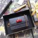 High Quality Imitation Gucci Signature mini bag with cherries 481291 Black HV04725Vu82