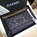 High Quality Replica Chanel Flap Original Caviar Leather mini Shoulder Bag 5699 black HV01973aR54