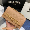 High Quality Replica Chanel small Flap Bag Original Sheepskin Leather AS1490 apricot HV11098aR54