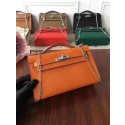 High Quality Replica Hermes Mini Kelly Tote Bag Epsom Leather 1707 orange HV00193aR54