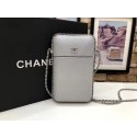 Hot Chanel Flap Original Mobile phone bag 55699 grey HV09179cT87