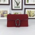 Hot Gucci Dionysus GG Original Shoulder Bag Velvet 400249 red HV01145Nm85