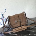 Hot Prada Cahier Leather Shoulder Bag 1BD095 brown HV05894cT87