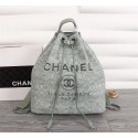 Hot Replica Chanel Canvas Backpack A57498 green HV11328wR89
