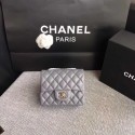 Hot Replica Chanel Classic Flap Bag original Sheepskin Leather 1115 grey silver chain HV11693wR89