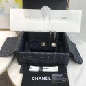 Imitation 1:1 Chanel Original Small velvet flap bag AS1792 black HV11037LT32