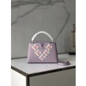 Imitation 1:1 Louis Vuitton CAPUCINES PM M48866 light pink HV04832LT32