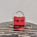 Imitation 1:1 Prada Saffiano leather Prada Symbole bag 1BN021 red HV08117LT32