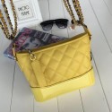 Imitation AAA Chanel Gabrielle Calf leather Shoulder Bag A91810 yellow HV01317RP55