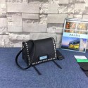 Imitation AAA Prada Etiquette Messenger Bag Calfskin Leather 1BD082 black HV11652kf15