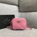 Imitation AAA Prada Nylon Shoulder Bag 82022 pink HV02527kf15