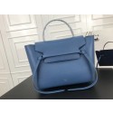 Imitation Celine Belt Bag Original Leather Medium Tote Bag A98311 blue HV01030sJ18