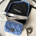 Imitation Chanel 19 Bodypack AS1163 light blue HV02553SU87