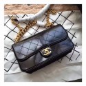 Imitation Chanel Classic Flap Bag Sheepskin Leather A33564 Black HV05458lH78