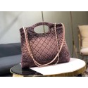 Imitation CHANEL Denim 31 Shopping bag AS1407 pink HV06032Xr29
