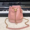 Imitation Chanel drawstring bag Calfskin & Gold-Tone Metal AS0373 pink HV10948SU87