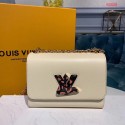 Imitation Cheap Louis Vuitton TWIST EPI Leather Bag M53928 White HV01847fV17
