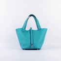 Imitation Hermes Picotin 18cm Bags togo Leather 8615 blue HV03374KV93