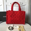 Imitation High Quality CHANEL zipped shopping bag AS0976 red HV01222Bo39
