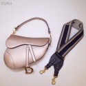 Imitation High Quality Dior Mini Saddle Bag Calfskin M0447 Gold HV02682Bo39