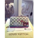 Imitation Louis Vuitton Damier Azur Canvas Zippy Illustre Wallet 61241 White HV11659Za30